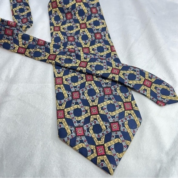 OSCAR DE LA RENTA Handsome Men’s Silk Tie - Picture 3 of 6